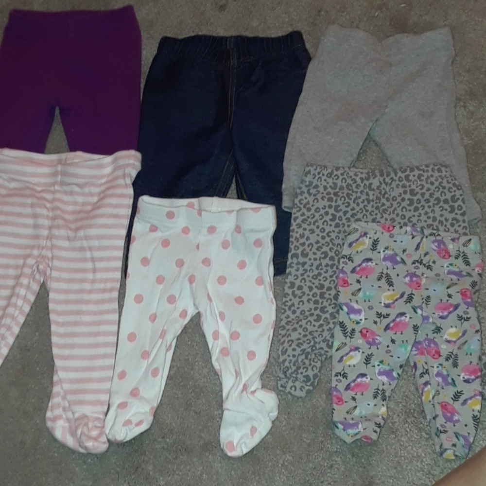 Assorted Baby Girl Leggings Bundle
